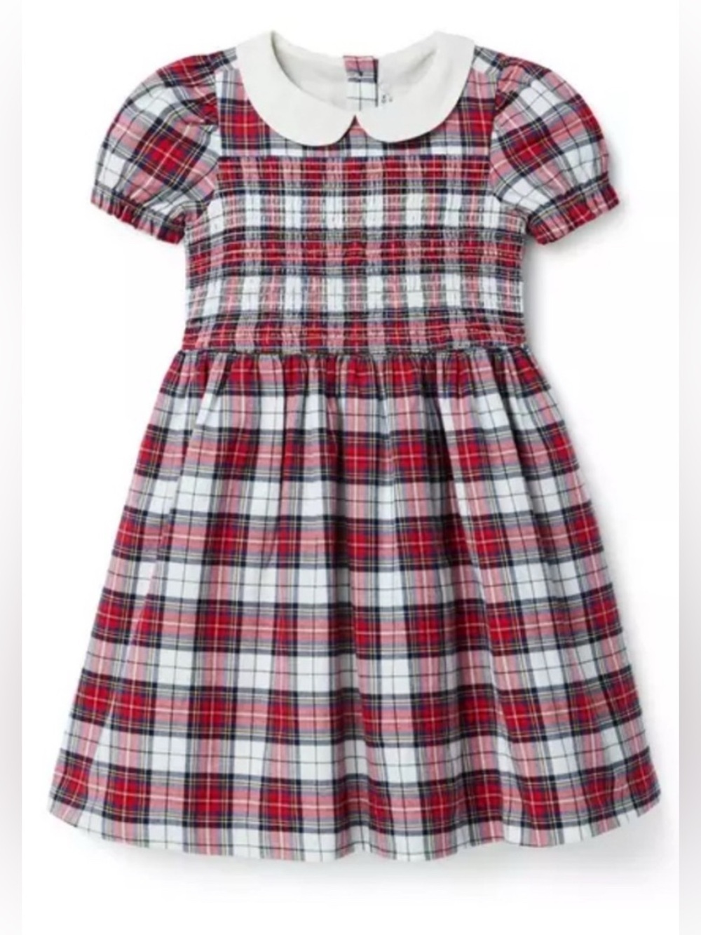 Janie and Jack Girls Plaid Dress Size 5